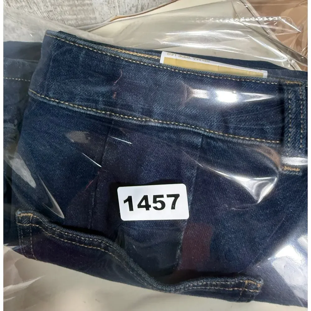 Michael Kors Selma Wide Leg Jeans Women’s 8 Overdyed Indigo Dark Wash NWT $125